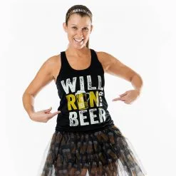 Women's Racerback Performance Tank Top - Will Run For Beer -goneforarun Sales 2023 tr 22132 FRONT 1
