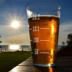 16 Oz Beer Pint Glass Runner's Measurements -goneforarun Sales 2023 tr 22230 4