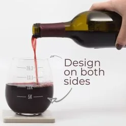 Running Stemless Wine Glass Runner's Measurements -goneforarun Sales 2023 tr 22269 N DETAILS