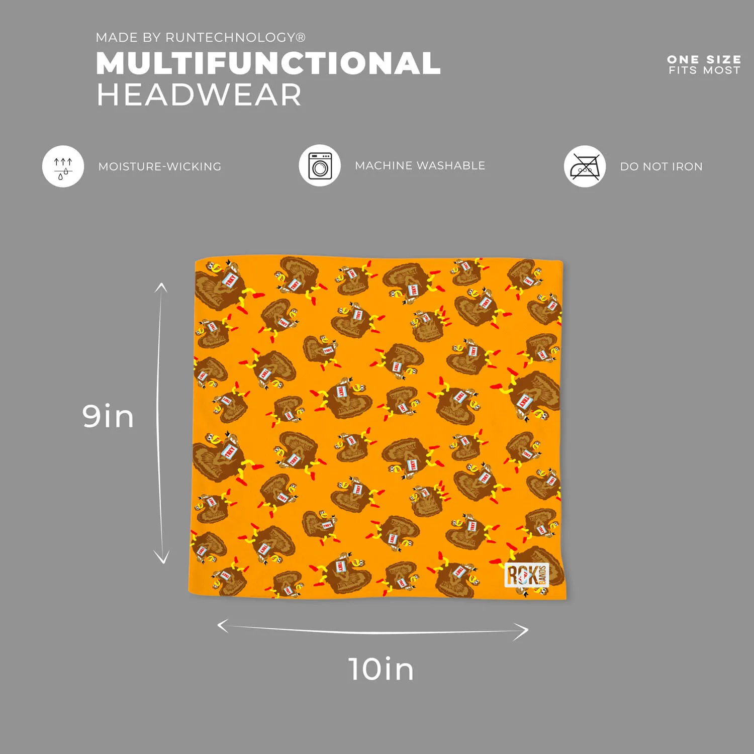 Running Multifunctional Headwear - Turkey Pattern RokBAND 6 Running Multifunctional Headwear - Turkey Pattern RokBAND - Image 4