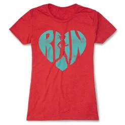 Women's Everyday Tee Love The Run 22 Women's Everyday Tee Love The Run -goneforarun Sales 2023 tr 22399 RED