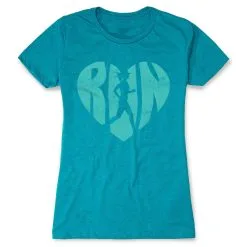 Women's Everyday Tee Love The Run 24 Women's Everyday Tee Love The Run -goneforarun Sales 2023 tr 22399 TEAL