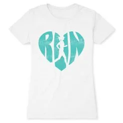 Women's Everyday Tee Love The Run 25 Women's Everyday Tee Love The Run -goneforarun Sales 2023 tr 22399 WHITE