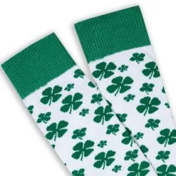 Woven Yakety Yak! Knee High Socks - Lucky Clover -goneforarun Sales 2023 tr 22521 5