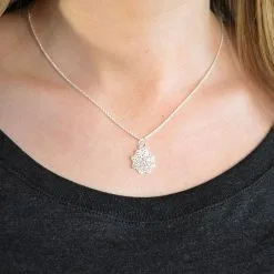 Sterling Silver Filigree Sole Sister Necklace -goneforarun Sales 2023 tr 22523 4