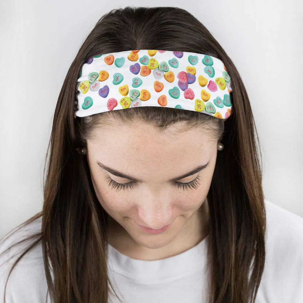 Running Multifunctional Headwear - Candy Hearts Run RokBAND 7 Running Multifunctional Headwear - Candy Hearts Run RokBAND - Image 5