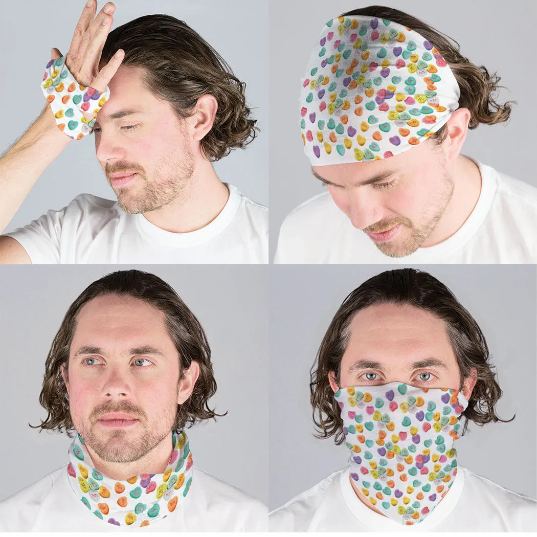 Running Multifunctional Headwear - Candy Hearts Run RokBAND 4 Running Multifunctional Headwear - Candy Hearts Run RokBAND - Image 2