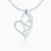 Sterling Silver 26.2 Marathon Heart Necklace 2 Sterling Silver 26.2 Marathon Heart Necklace -goneforarun Sales 2023 tr 26 2pd vj CABLELINK