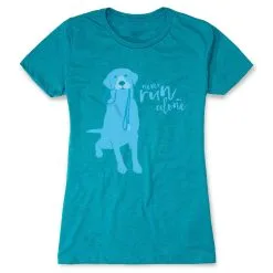 Women's Everyday Tee Never Run Alone -goneforarun Sales 2023 tr 32715 TEAL