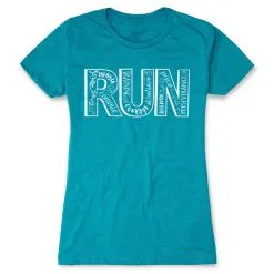 Womens Everyday Runners Tee Run With Inspiration