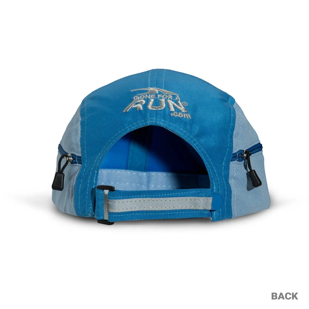 CoolRun Pocket Hat - Blue 4 CoolRun Pocket Hat - Blue - Image 2