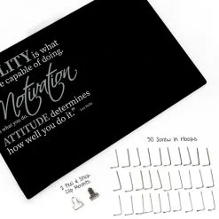 Running Large Hooked On Medals And Bib Hanger - Ability Is What You Are Capable Of Doing -goneforarun Sales 2023 tr 33809 BLACK WHATSINCLUDED