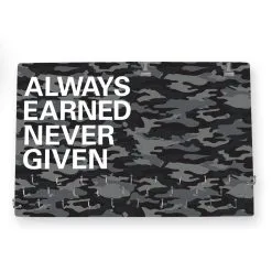 Running Large Hooked On Medals And Bib Hanger - Always Earned Never Given 10 Running Large Hooked On Medals And Bib Hanger - Always Earned Never Given -goneforarun Sales 2023 tr 33810 GRAY EMPTY