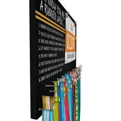 Running Large Hooked On Medals And Bib Hanger - You Know You're A Runner When -goneforarun Sales 2023 tr 33832 PROFILE