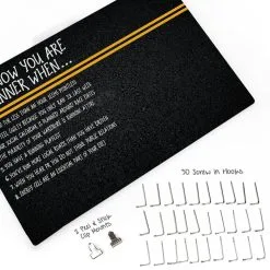 Running Large Hooked On Medals And Bib Hanger - You Know You're A Runner When -goneforarun Sales 2023 tr 33832 WHATSINCLUDED