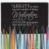Running Large Hooked On Medals Hanger - Ability Is What You Are Capable Of Doing -goneforarun Sales 2023 tr 34039 BLACK CLOSEUP