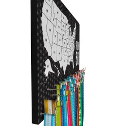 Running Large Hooked On Medals Hanger - Run 50 -goneforarun Sales 2023 tr 34047 GRAY PROFILE