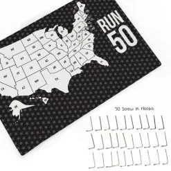 Running Large Hooked On Medals Hanger - Run 50 -goneforarun Sales 2023 tr 34047 GRAY WHATSINCLUDED