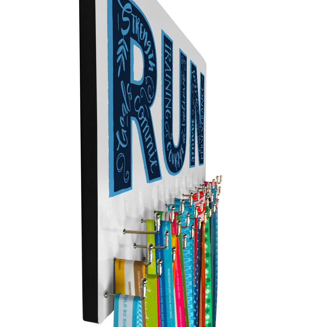 Running Large Hooked On Medals Hanger - Inspirational Runner 7 Running Large Hooked On Medals Hanger - Inspirational Runner - Image 5