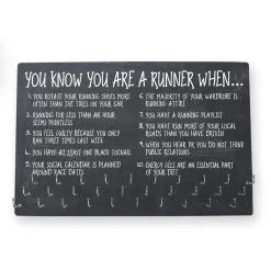Running Large Hooked On Medals Hanger - You Know You're A Runner -goneforarun Sales 2023 tr 34068 EMPTY