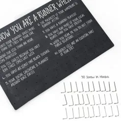 Running Large Hooked On Medals Hanger - You Know You're A Runner -goneforarun Sales 2023 tr 34068 WHATSINCLUDED