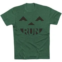 Running Short Sleeve T-Shirt - Pumpkin Run -goneforarun Sales 2023 tr 34290 FORESTGREEN FLAT