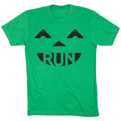 Running Short Sleeve T-Shirt - Pumpkin Run -goneforarun Sales 2023 tr 34290 GREEN FLAT