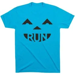 Running Short Sleeve T-Shirt - Pumpkin Run -goneforarun Sales 2023 tr 34290 TURQUOISE FLAT