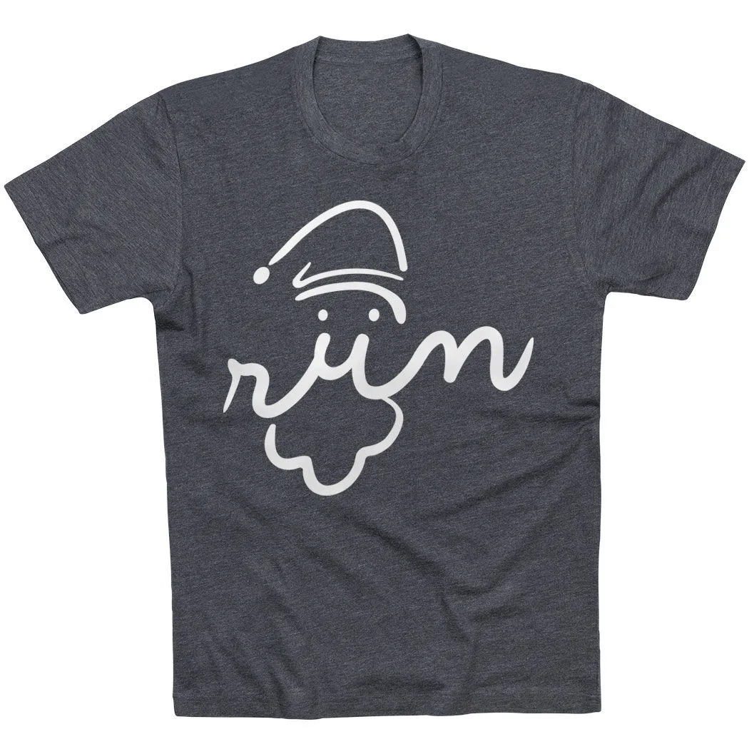 Running Short Sleeve T-Shirt - Santa Run Face 8 Running Short Sleeve T-Shirt - Santa Run Face - Image 6