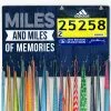 Running Large Hooked On Medals And Bib Hanger - Miles And Miles Of Memories