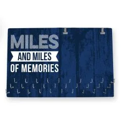 Running Large Hooked On Medals And Bib Hanger - Miles And Miles Of Memories -goneforarun Sales 2023 tr 34861 CHALKBOARD EMPTY