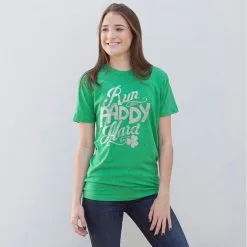 Running Short Sleeve T-Shirt - Run And Paddy  -goneforarun Sales 2023 tr 35017 GREEN FEMALEGFAR