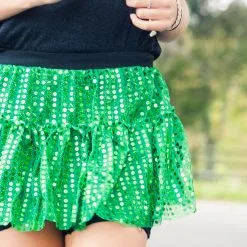 Running Costume Skirt - Glitter Sequined -goneforarun Sales 2023 tr 35307 KELLYGREEN LIFESTYLE 3