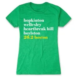 Women's Everyday Runners Tee - Run Mantra - Boston -goneforarun Sales 2023 tr 35337 GREEN