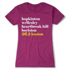 Women's Everyday Runners Tee - Run Mantra - Boston -goneforarun Sales 2023 tr 35337 LUSHBERRY