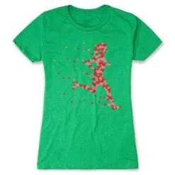Women's Everyday Runners Tee - Heartfelt Runner Girl -goneforarun Sales 2023 tr 35341 GREEN