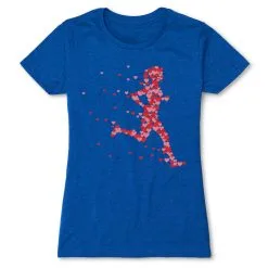 Women's Everyday Runners Tee - Heartfelt Runner Girl -goneforarun Sales 2023 tr 35341 ROYAL