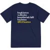 Men's Running Short Sleeve Tech Tee - Run Mantra Boston -goneforarun Sales 2023 tr 35346 NAVY FLAT