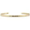 InspireME Cuff Bracelet - Believe -goneforarun Sales 2023 tr 35404 GOLD