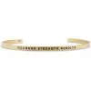 InspireME Cuff Bracelet - Courage Strength Resolve -goneforarun Sales 2023 tr 35406 GOLD