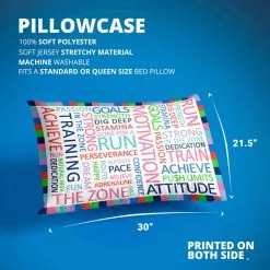 Running Pillowcase - Motivation 8 Running Pillowcase - Motivation -goneforarun Sales 2023 tr 35564 MULTI DETAILS
