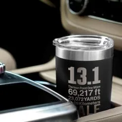 Running 20 Oz. Double Insulated Tumbler - 13.1 Math Miles -goneforarun Sales 2023 tr 36035 BLACK CAR