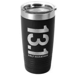 Running 20 Oz. Double Insulated Tumbler - 13.1 Vertical -goneforarun Sales 2023 tr 36037 BLACK MAIN