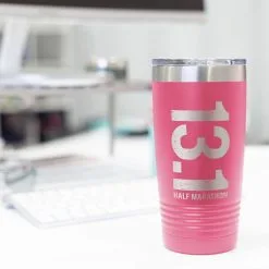 Running 20 Oz. Double Insulated Tumbler - 13.1 Vertical -goneforarun Sales 2023 tr 36037 PINK DESK