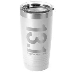 Running 20 Oz. Double Insulated Tumbler - 13.1 Vertical -goneforarun Sales 2023 tr 36037 WHITE MAIN