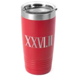 Running 20 Oz. Double Insulated Tumbler - 26.2 Roman Numerals -goneforarun Sales 2023 tr 36039 RED MAIN