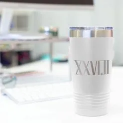 Running 20 Oz. Double Insulated Tumbler - 26.2 Roman Numerals -goneforarun Sales 2023 tr 36039 WHITE DESK