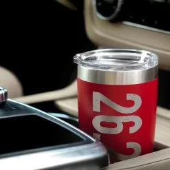 Running 20 Oz. Double Insulated Tumbler - 26.2 Vertical -goneforarun Sales 2023 tr 36040 RED CAR
