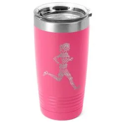 Running 20 Oz. Double Insulated Tumbler - Aztec Runner -goneforarun Sales 2023 tr 36043 PINK MAIN