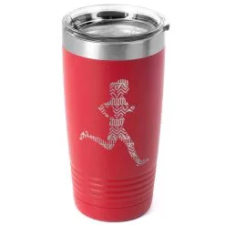 Running 20 Oz. Double Insulated Tumbler - Aztec Runner